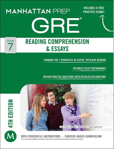 Gre reading comprehension - reading, &