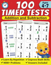 100 Timed Tests for Addition