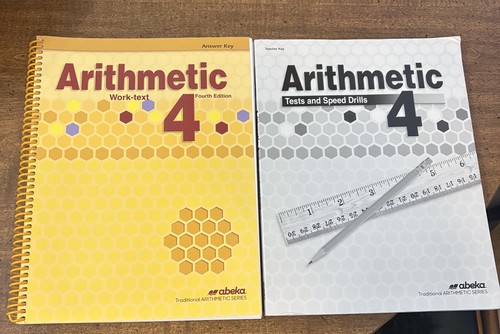 Abeka arithmetic tests - arithmetic, and