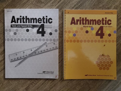 Abeka arithmetic work - arithmetic, work-text