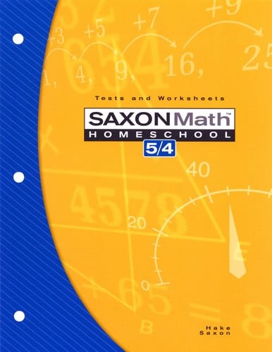 Saxon math homeschool 4 - saxon,