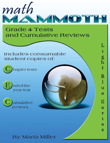 Math mammoth grade tests and - mammoth,