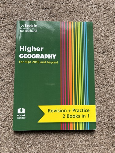 Higher geography preparation - geography:,
