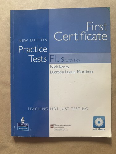 First certificate practice - first,