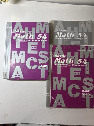 Saxon math set - math, (2nd