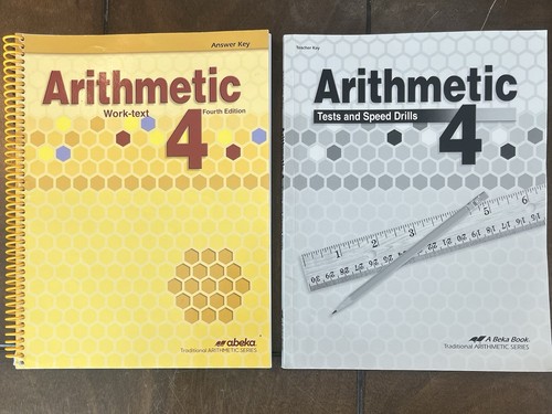Abeka arithmetic answer key - 4,