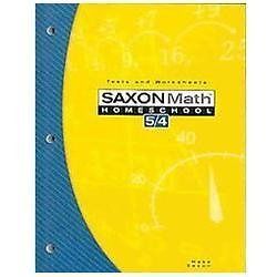Saxon math homeschool 4 - math,