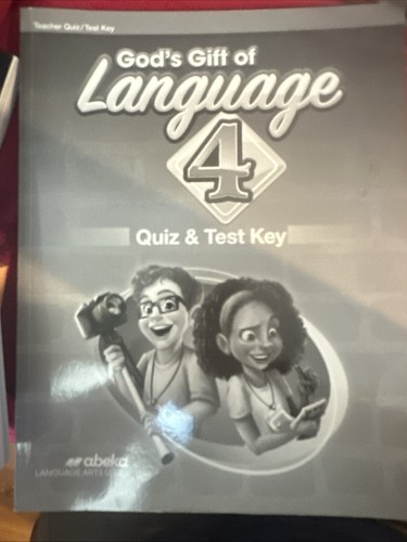 Abeka god gift language 4 - language,
