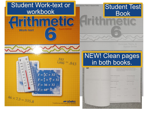 Abeka arithmetic grade work - abeka, 6